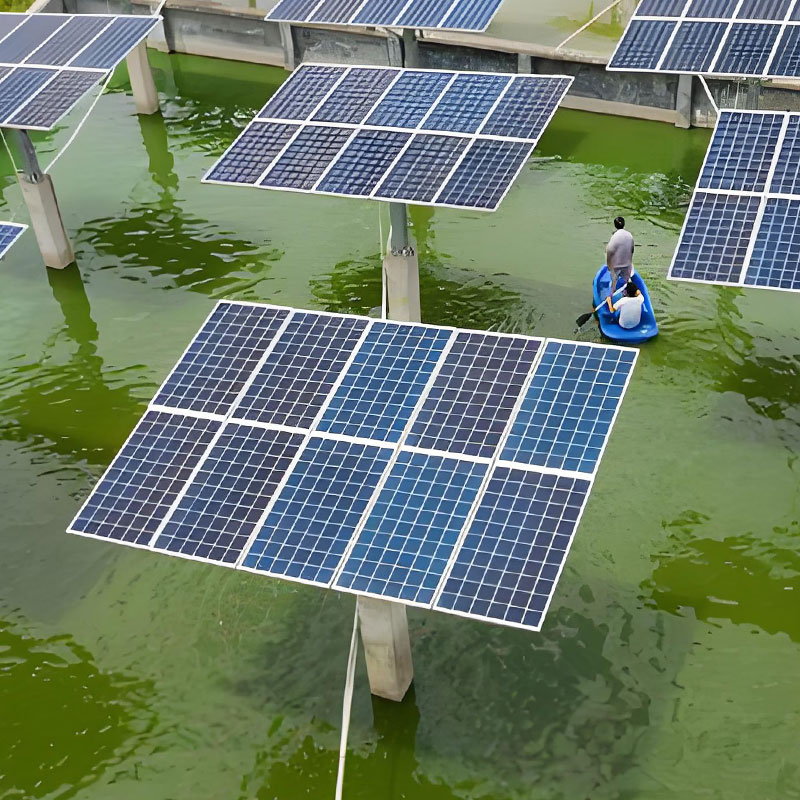 Naprawiono wspornik solarny na powierzchnię wody